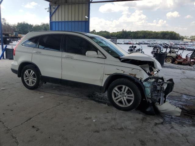 JHLRE3H73AC006096 - 2010 HONDA CR-V EXL WHITE photo 4