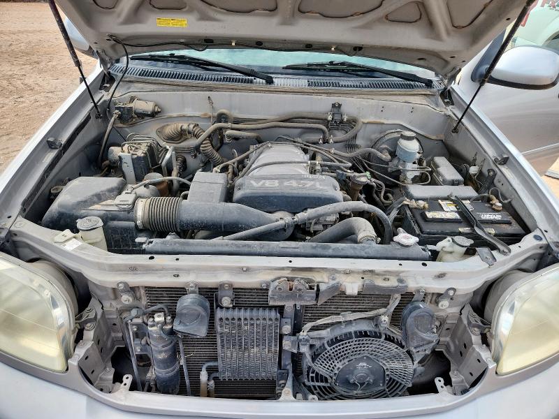 5TDZT34AX2S098893 - 2002 TOYOTA SEQUOIA SR5 银色 照片 12