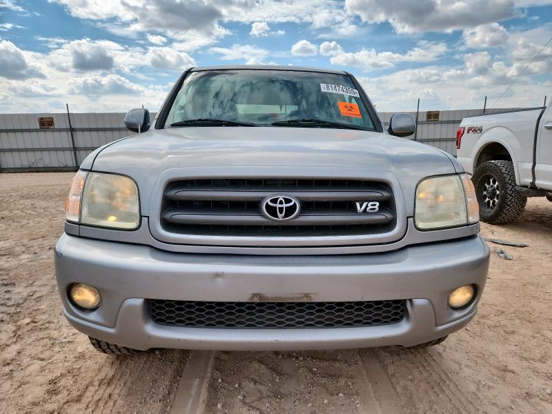 5TDZT34AX2S098893 - 2002 TOYOTA SEQUOIA SR5 银色 照片 5