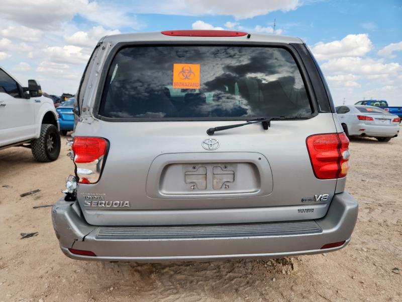 5TDZT34AX2S098893 - 2002 TOYOTA SEQUOIA SR5 银色 照片 6