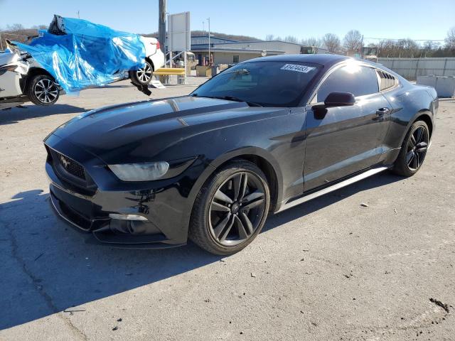 1FA6P8TH0G5255708 - 2016 FORD MUSTANG BLACK photo 1