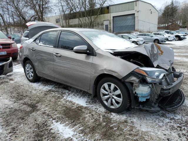 2T1BURHE4EC047627 - 2014 TOYOTA COROLLA L GRAY photo 4