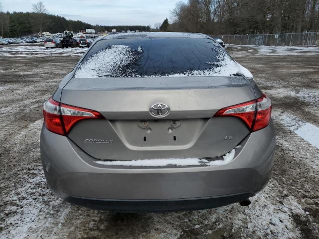 2T1BURHE4EC047627 - 2014 TOYOTA COROLLA L GRAY photo 6