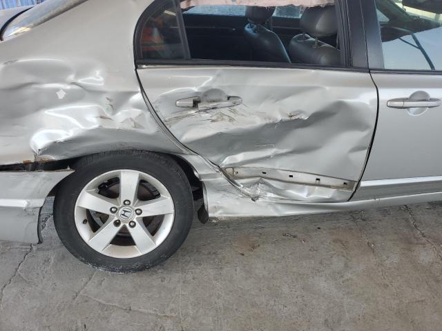 1HGFA16847L102454 - 2007 HONDA CIVIC EX SILVER photo 10