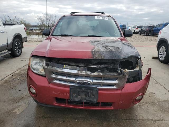 1FMCU93G49KA58088 - 2009 FORD ESCAPE XLT RED photo 5