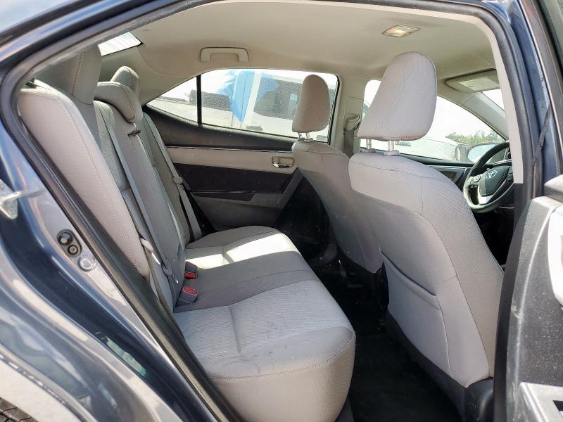 5YFBURHE4GP489021 - 2016 TOYOTA COROLLA L CHARCOAL photo 10