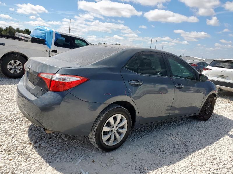 5YFBURHE4GP489021 - 2016 TOYOTA COROLLA L CHARCOAL photo 3