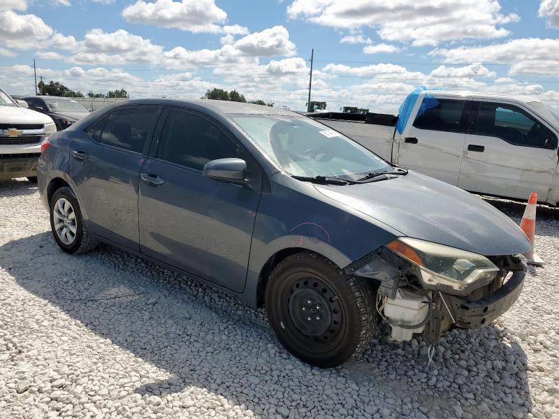 5YFBURHE4GP489021 - 2016 TOYOTA COROLLA L CHARCOAL photo 4