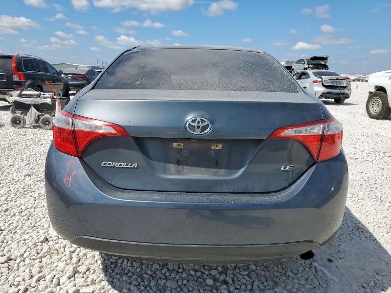 5YFBURHE4GP489021 - 2016 TOYOTA COROLLA L CHARCOAL photo 6
