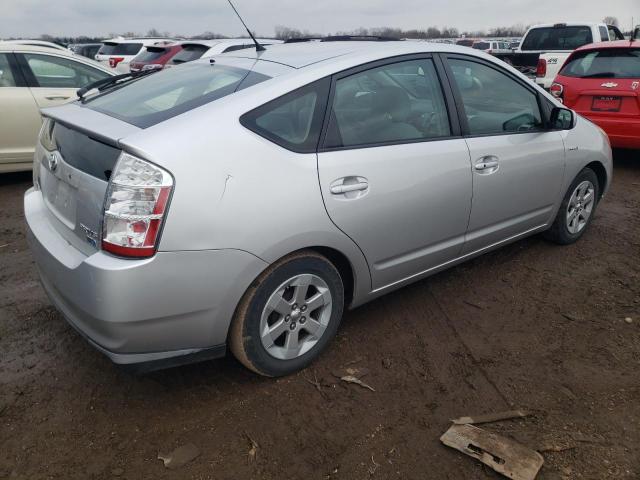 JTDKB20U183297856 - 2008 TOYOTA PRIUS SILVER photo 3