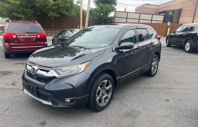 7FARW2H53JE034619 - 2018 HONDA CR-V EX GRAY photo 2