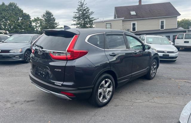 7FARW2H53JE034619 - 2018 HONDA CR-V EX GRAY photo 4