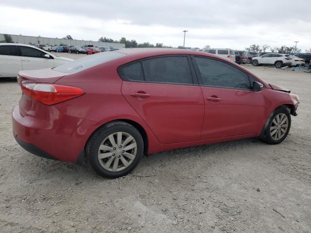 KNAFX4A62G5572360 - 2016 KIA FORTE LX RED photo 3