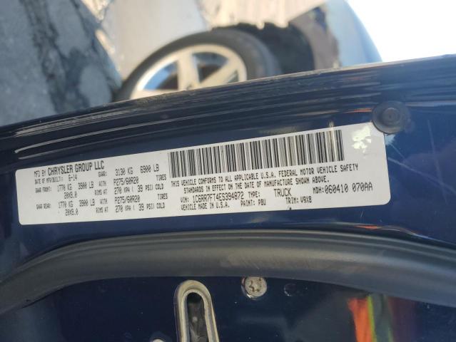 1C6RR7FT4ES394872 - 2014 RAM 1500 ST BLUE photo 13