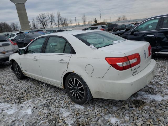 3LNHM26T18R637085 - 2008 LINCOLN MKZ WHITE photo 2