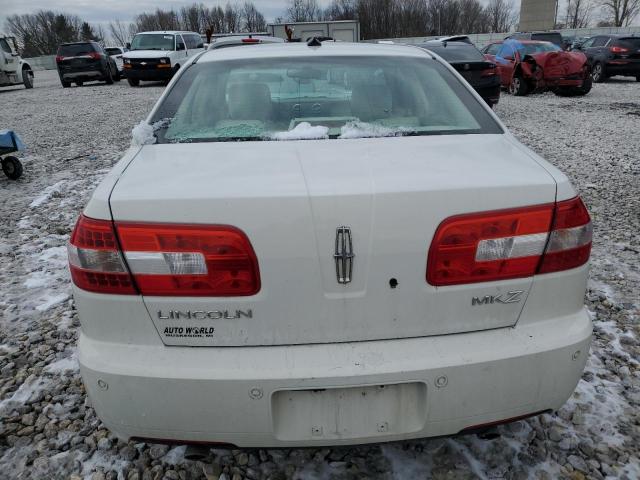 3LNHM26T18R637085 - 2008 LINCOLN MKZ WHITE photo 6