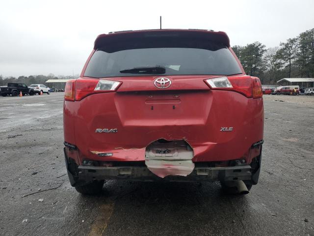 2T3WFREV1DW016596 - 2013 TOYOTA RAV4 XLE BURGUNDY photo 6