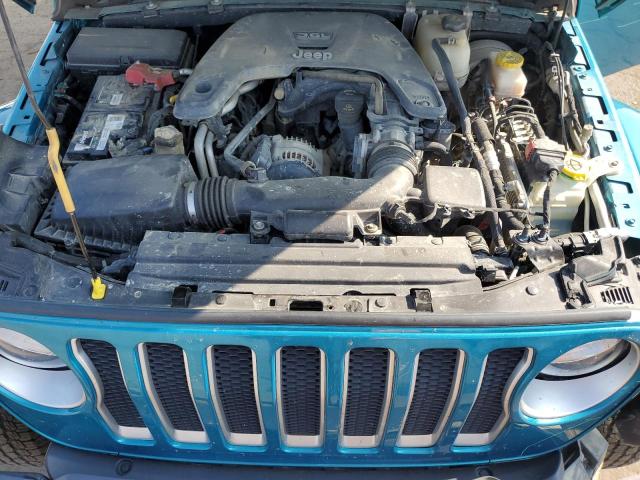 1C4HJXEG8KW684424 - 2019 JEEP WRANGLER UNLIMITED SAHARA 蓝色 照片 12