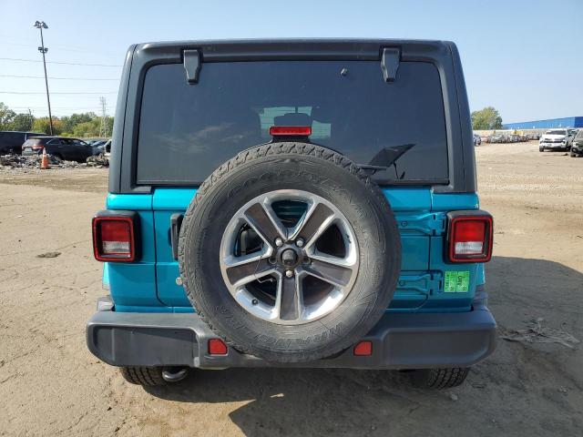 1C4HJXEG8KW684424 - 2019 JEEP WRANGLER UNLIMITED SAHARA 蓝色 照片 6