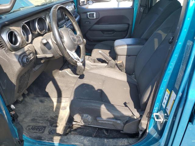 1C4HJXEG8KW684424 - 2019 JEEP WRANGLER UNLIMITED SAHARA 蓝色 照片 7