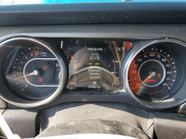 1C4HJXEG8KW684424 - 2019 JEEP WRANGLER UNLIMITED SAHARA 蓝色 照片 9