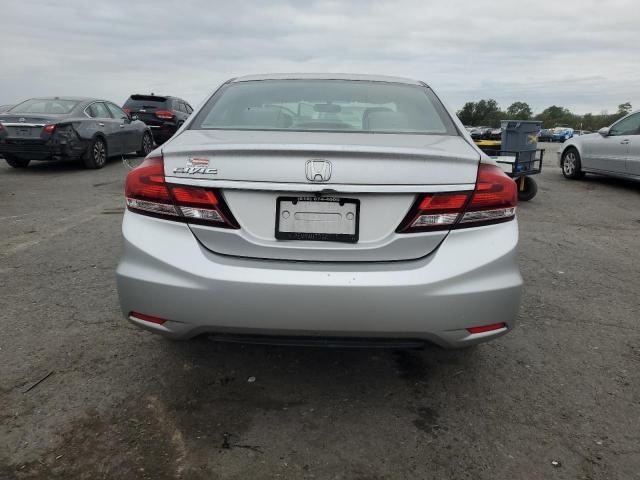 19XFB2F53EE256652 - 2014 HONDA CIVIC LX SILVER photo 6