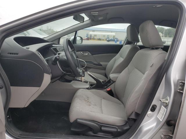 19XFB2F53EE256652 - 2014 HONDA CIVIC LX SILVER photo 7