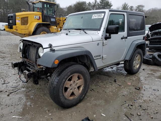 1J4AA2D19BL596107 - 2011 JEEP WRANGLER SPORT SILVER photo 1