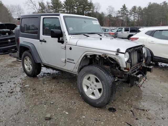 1J4AA2D19BL596107 - 2011 JEEP WRANGLER SPORT SILVER photo 4