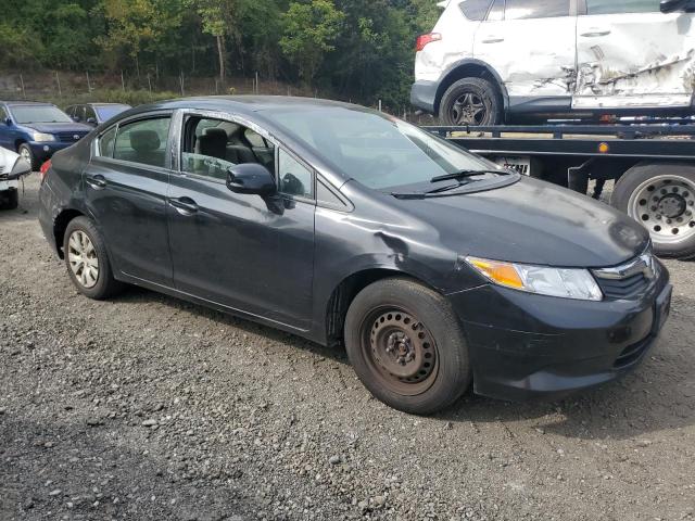 2HGFB2F53CH594734 - 2012 HONDA CIVIC LX BLACK photo 4