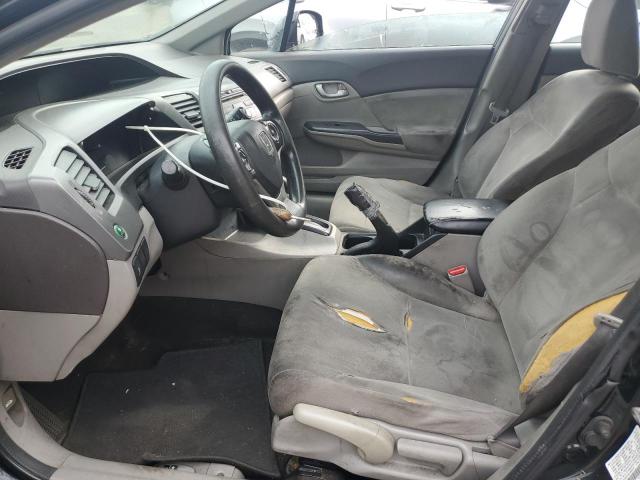 2HGFB2F53CH594734 - 2012 HONDA CIVIC LX BLACK photo 7