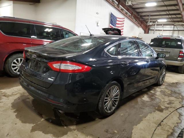 3FA6P0HD7ER376432 - 2014 FORD FUSION SE BLUE photo 3