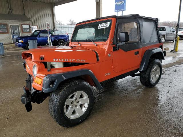 1J4FA69S85P330797 - 2005 JEEP WRANGLER / RUBICON ORANGE photo 1