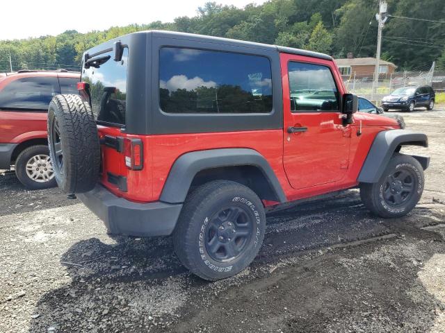 1C4AJWAG7FL634610 - 2015 JEEP WRANGLER SPORT წითელი ფოტო 3