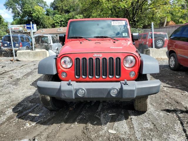 1C4AJWAG7FL634610 - 2015 JEEP WRANGLER SPORT წითელი ფოტო 5