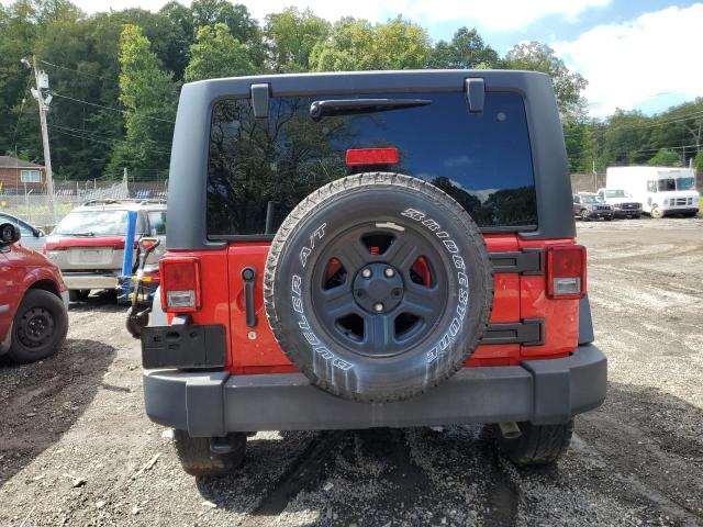 1C4AJWAG7FL634610 - 2015 JEEP WRANGLER SPORT წითელი ფოტო 6