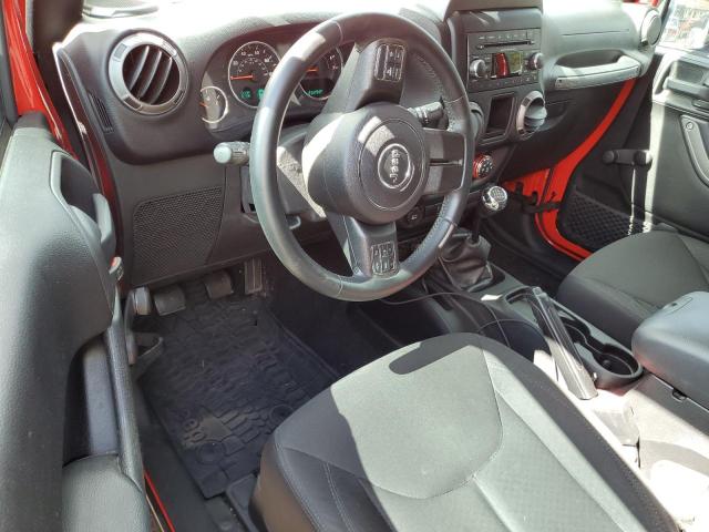 1C4AJWAG7FL634610 - 2015 JEEP WRANGLER SPORT წითელი ფოტო 8