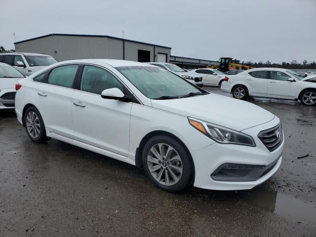 5NPE34AF9FH132127 - 2015 HYUNDAI SONATA SPORT WHITE photo 4