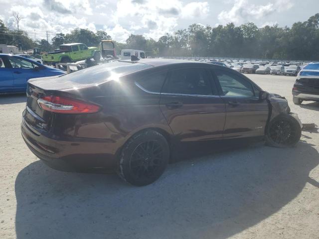 3FA6P0LU8KR165128 - 2019 FORD FUSION SE Burdeos foto 3