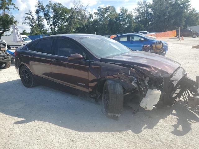 3FA6P0LU8KR165128 - 2019 FORD FUSION SE Burdeos foto 4