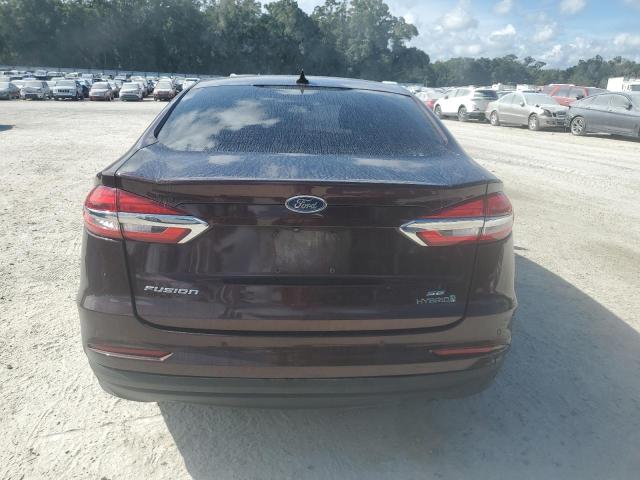3FA6P0LU8KR165128 - 2019 FORD FUSION SE Burdeos foto 6