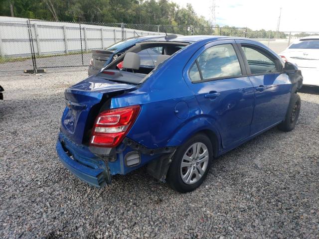 1G1JA5SH8J4122626 - 2018 CHEVROLET SONIC LS 蓝色 照片 3