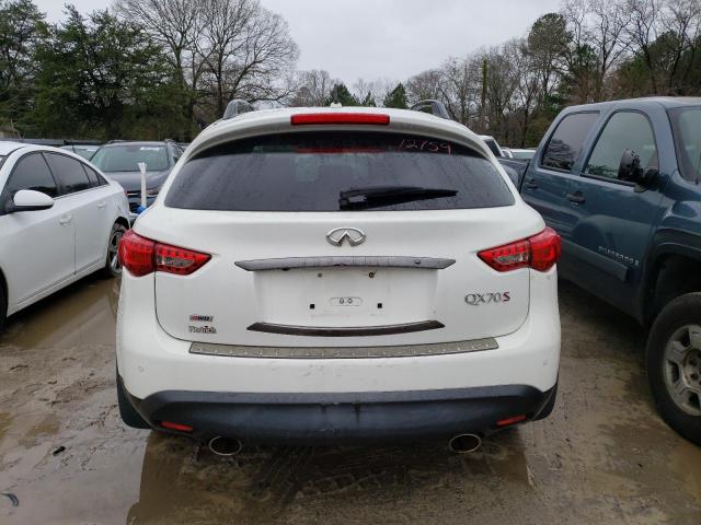 JN8CS1MW4GM751198 - 2016 INFINITI QX70 WHITE photo 6