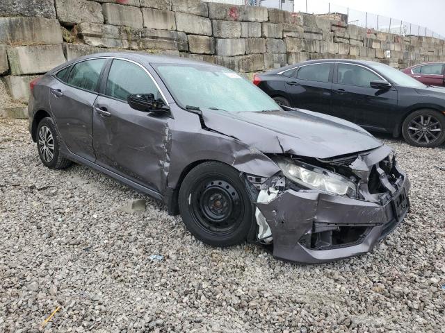 19XFC2F56HE007683 - 2017 HONDA CIVIC LX GRAY photo 4