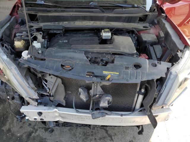 5N1DR2MN4HC680189 - 2017 NISSAN PATHFINDER S RED photo 12