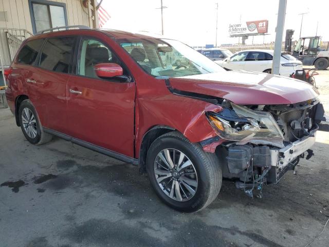 5N1DR2MN4HC680189 - 2017 NISSAN PATHFINDER S RED photo 4