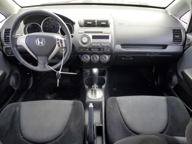 JHMGD38668S028249 - 2008 HONDA FIT SPORT BLACK photo 8