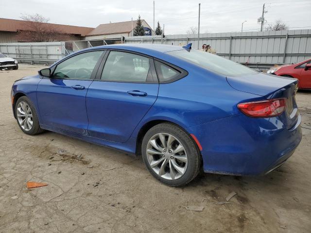 1C3CCCBBXFN663970 - 2015 CHRYSLER 200 S BLUE photo 2