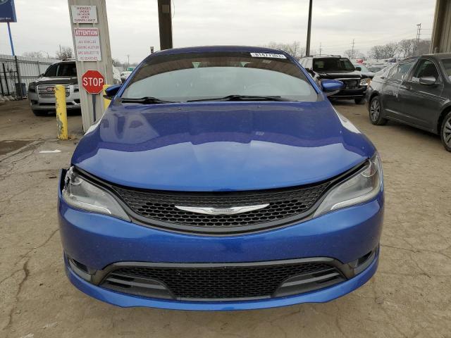 1C3CCCBBXFN663970 - 2015 CHRYSLER 200 S BLUE photo 5