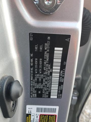 5TDGZRAH7MS053066 - 2021 TOYOTA HIGHLANDER XLE SILVER photo 13